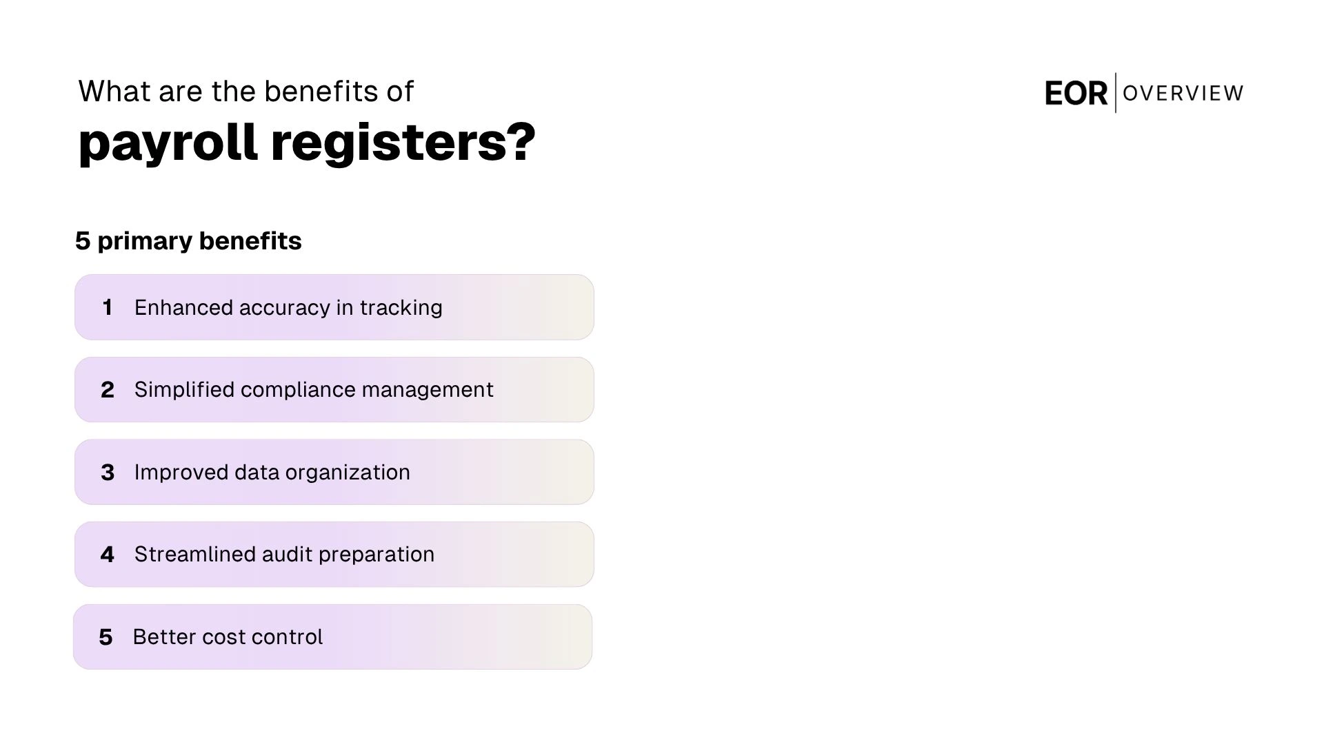 The Benefits of Payroll Registers