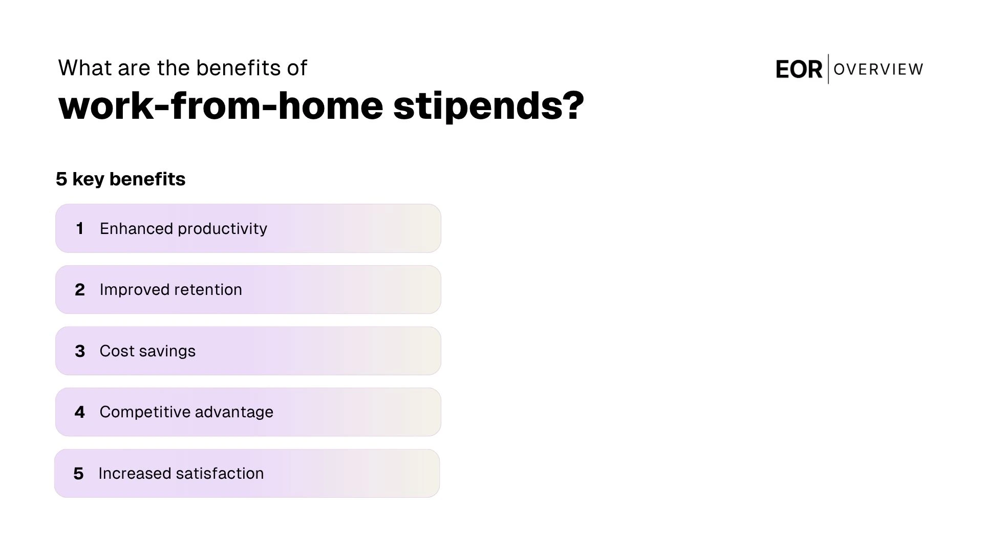 The Benefits of Work-From-Home Stipends