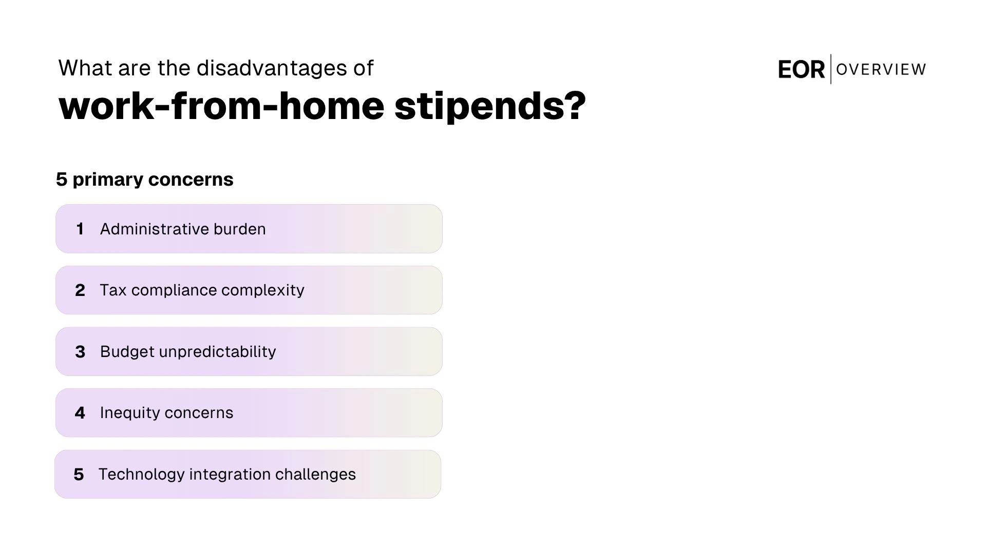 The Disadvantages of Work-From-Home Stipends