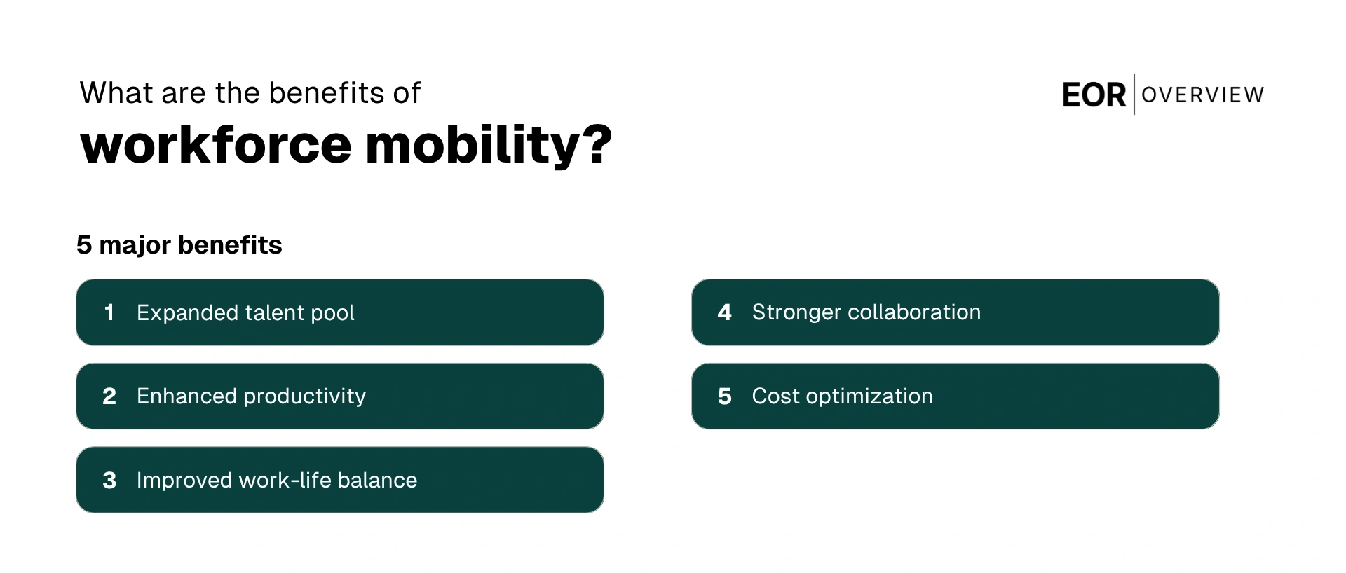 The Benefits of Workforce Mobility