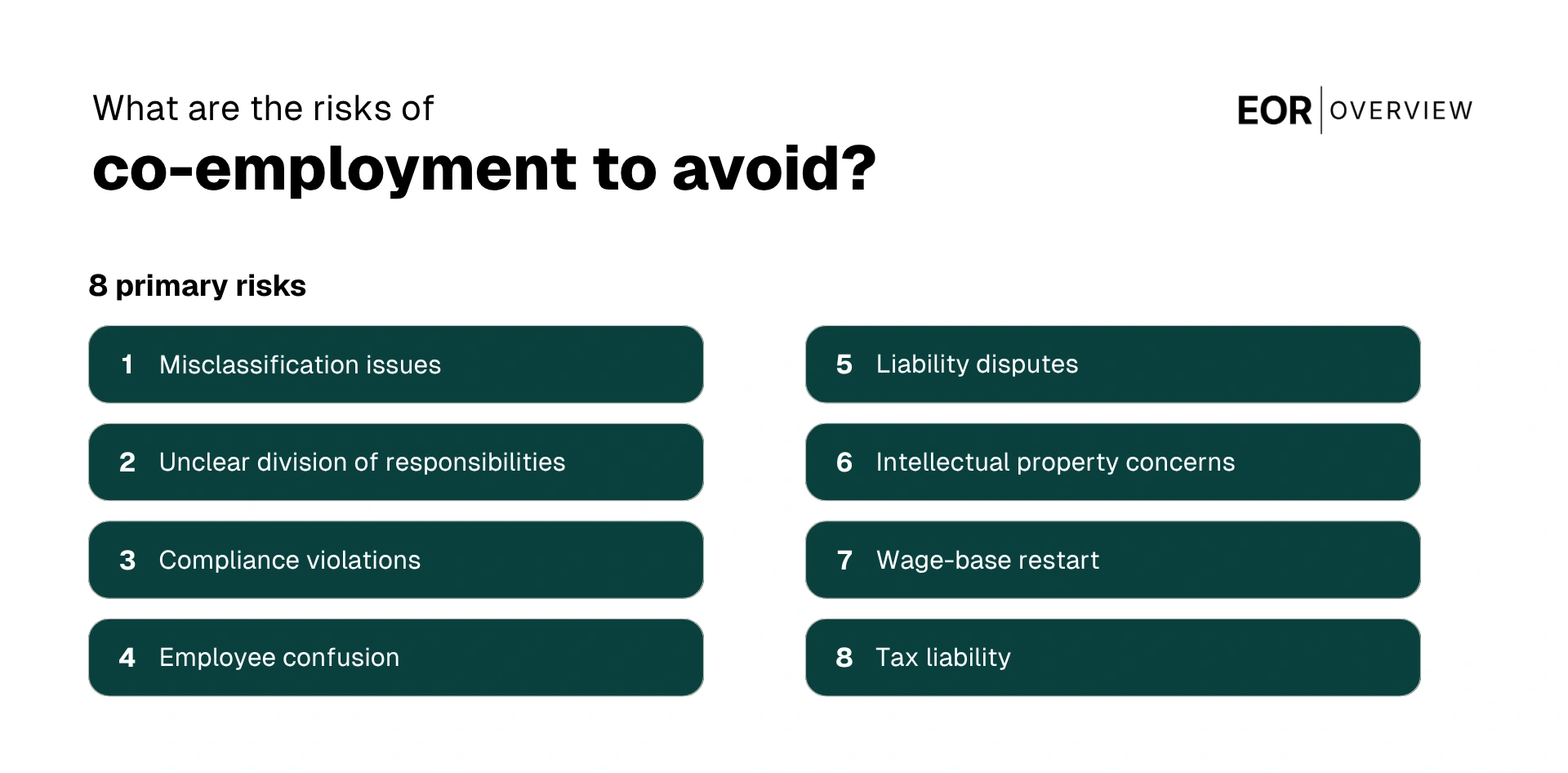 The Risk of Co-Employment to Avoid