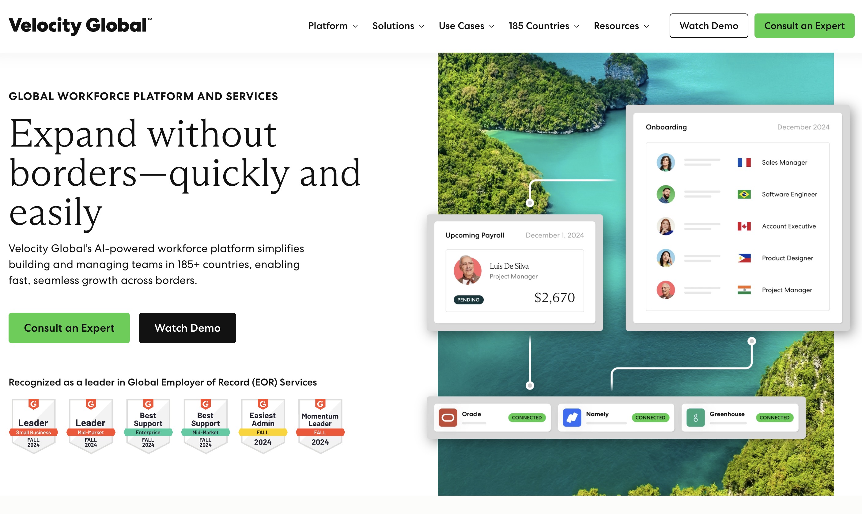 Velocity Global screenshot